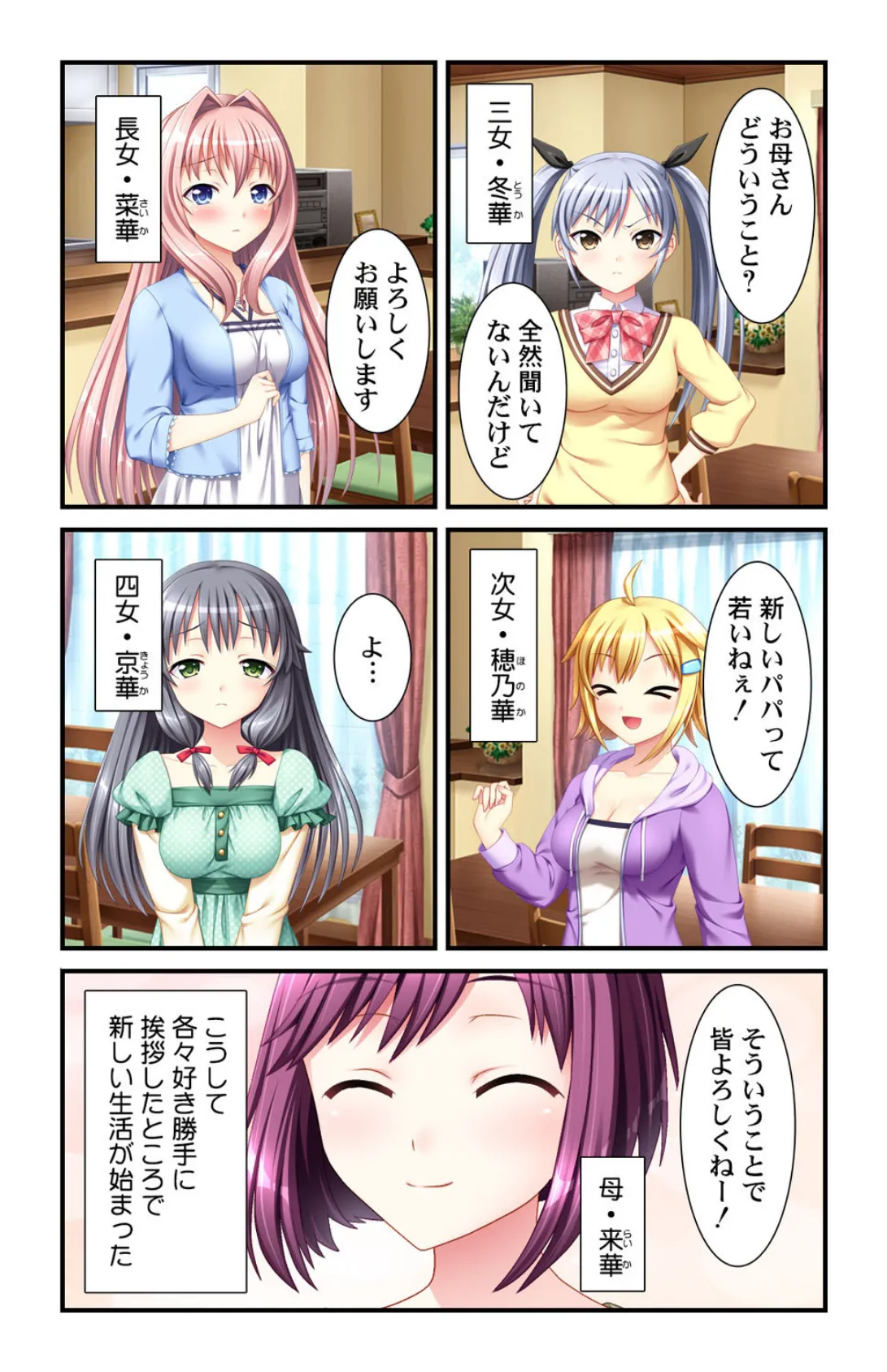 妄想家族遊戯〜いきなり義父に!美人の娘たちに囲まれて〜【合本版】 6ページ