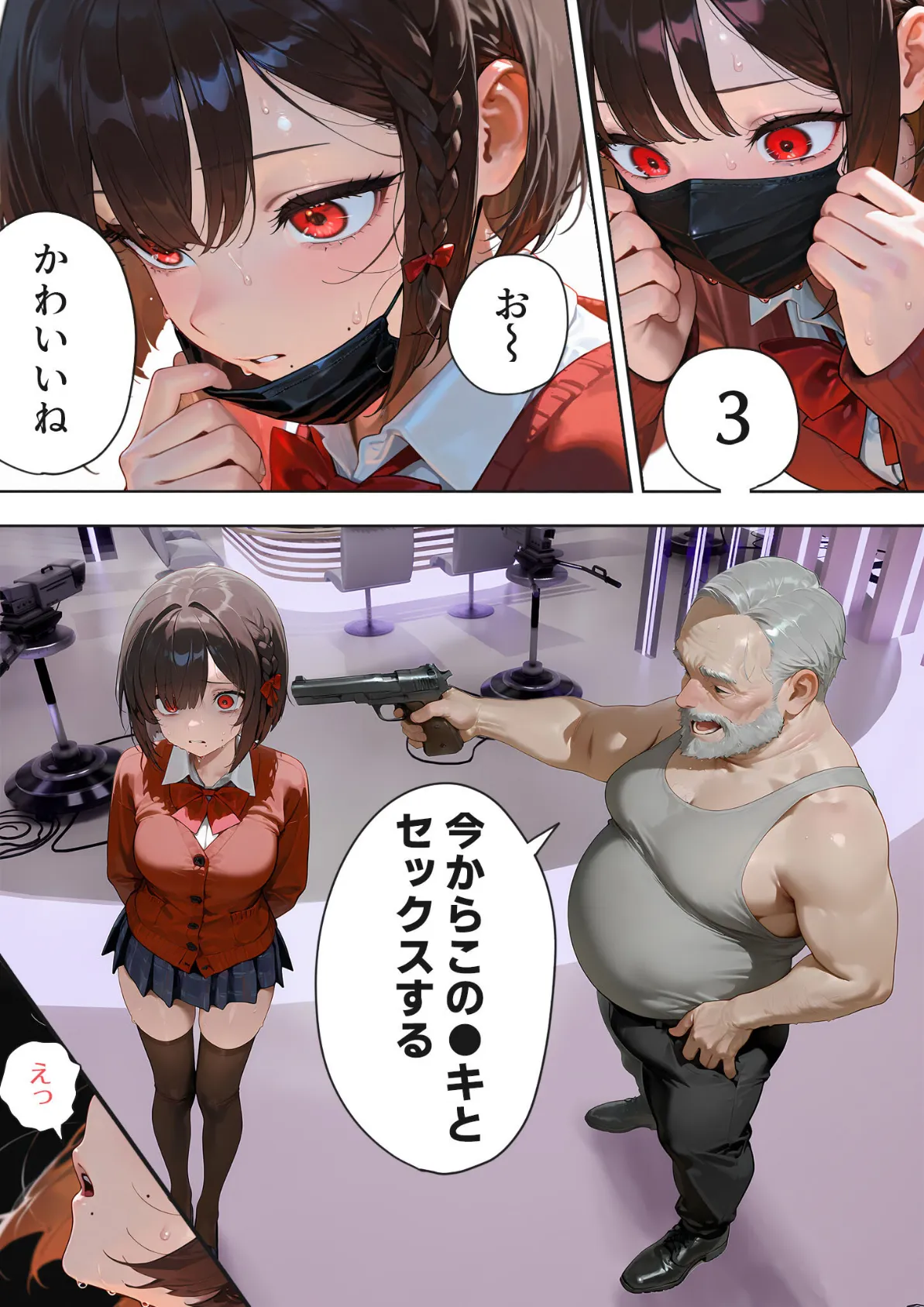 LIVEを止めるな! 〜画面の奥で●される幼馴染〜 モザイク版 7ページ