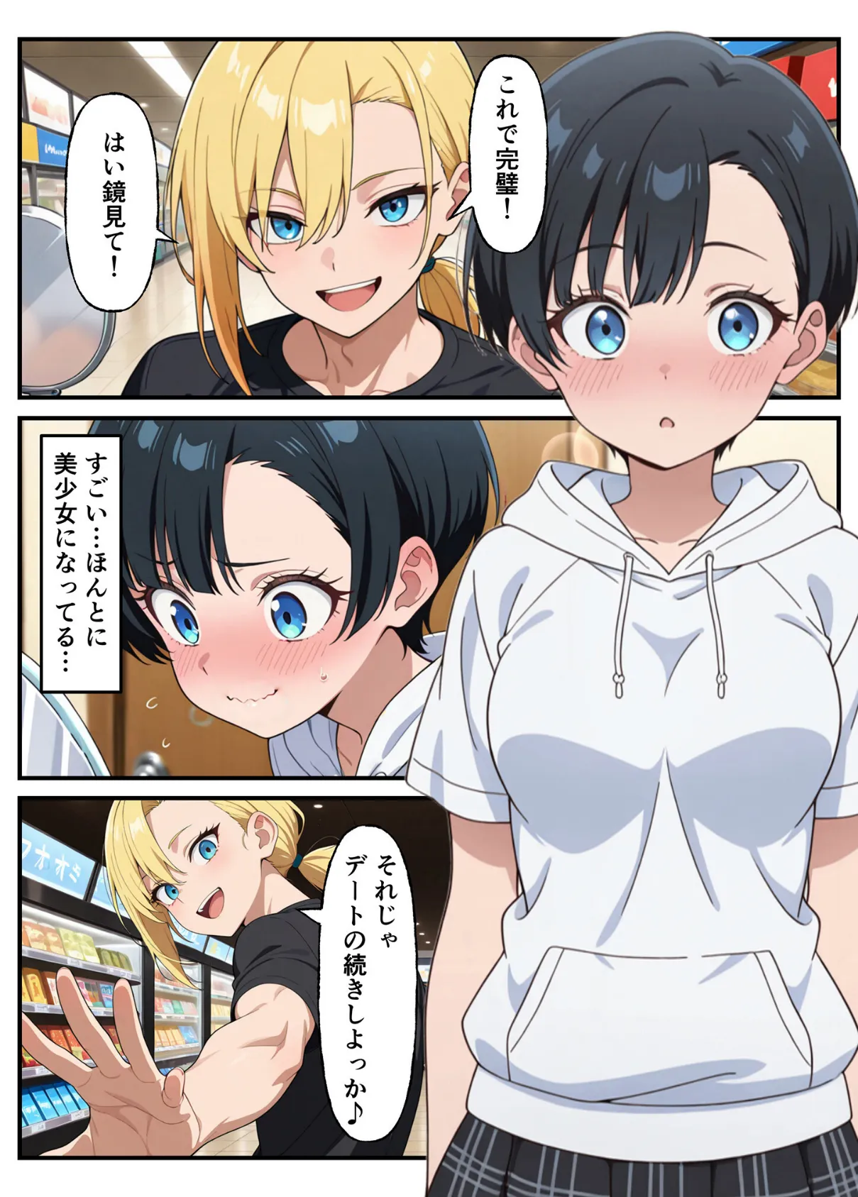 性転換希望調査に僕だけ希望するで出した結果、本当に女の子になってしまった話 モザイク版 20ページ