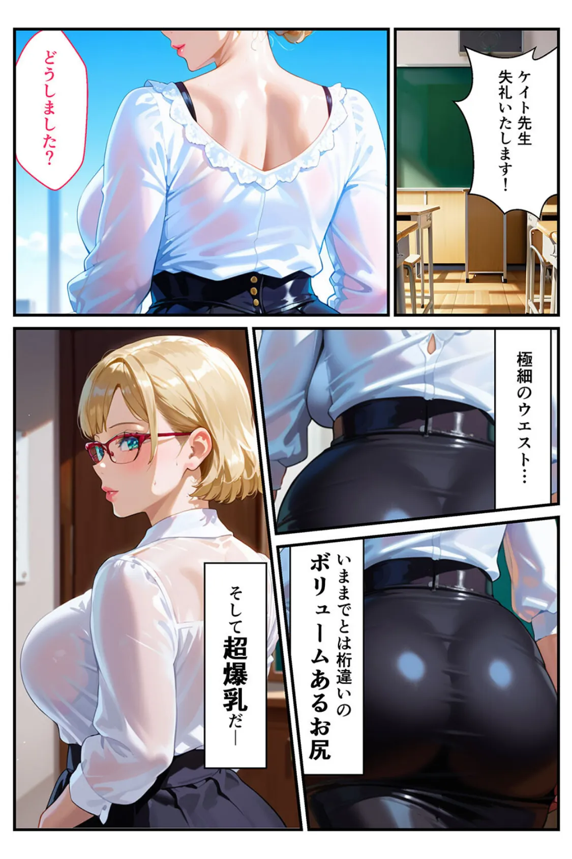 快楽学園 どすけべ先生とハメ放題!5 〜英語教師 ケイト・ベリー〜 4ページ