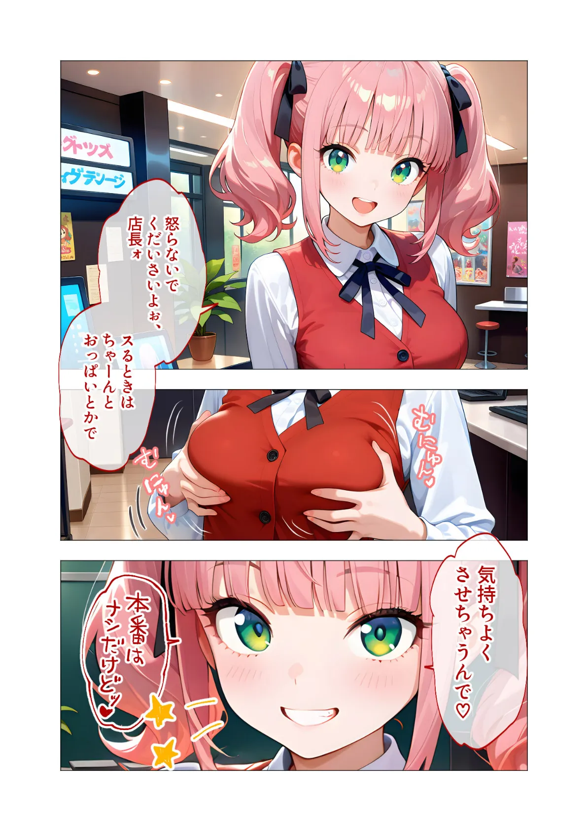 当店限定!セックス¥0サービス 〜ナマイキ店員さんにわからせえっち〜 モザイク版 5ページ