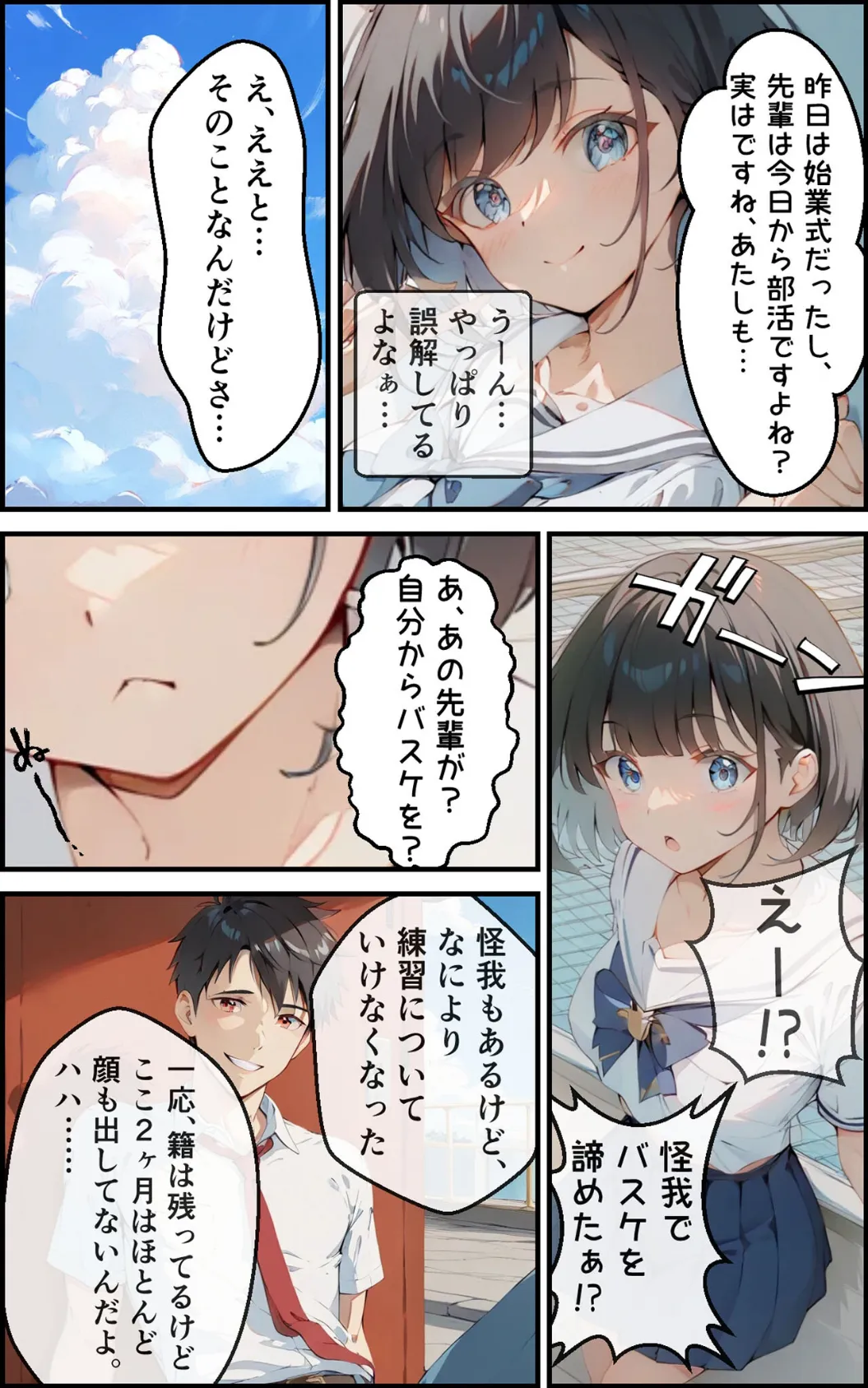 健気で元気っ子な後輩と甘々初えっち モザイク版 7ページ