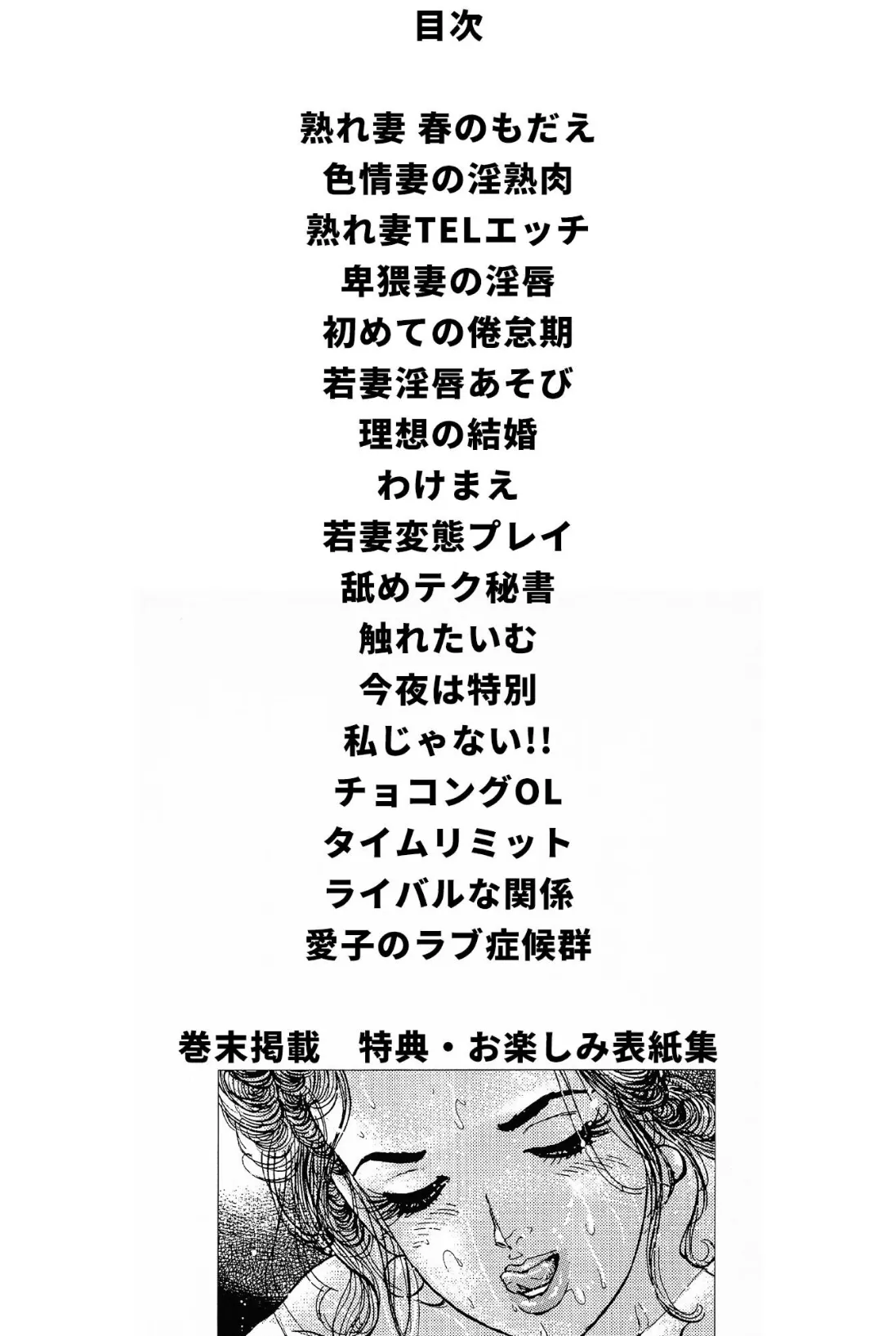 人妻淫乳専科＜お楽しみ表紙集入り特別版＞・つつみ進官能コレクション 2ページ