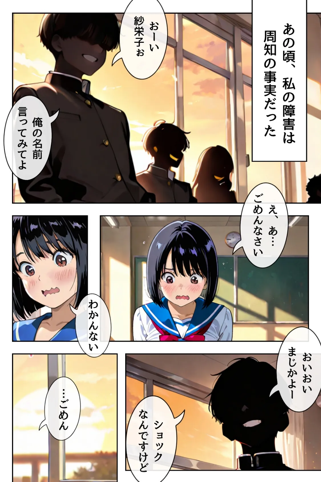 あの娘はどうせわからないから-顔が認識できない紗栄子の不幸-03 5ページ