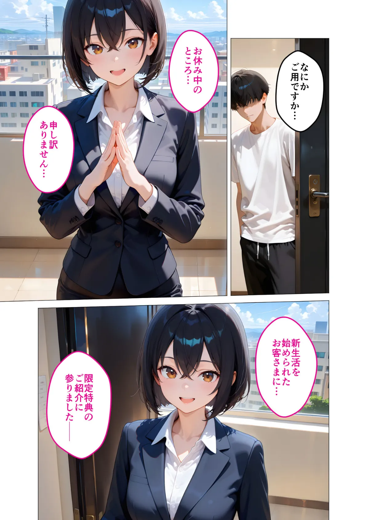 当店限定！セックス￥0サービス 〜新人営業さんの崖っぷちえっち〜 モザイク版 11ページ