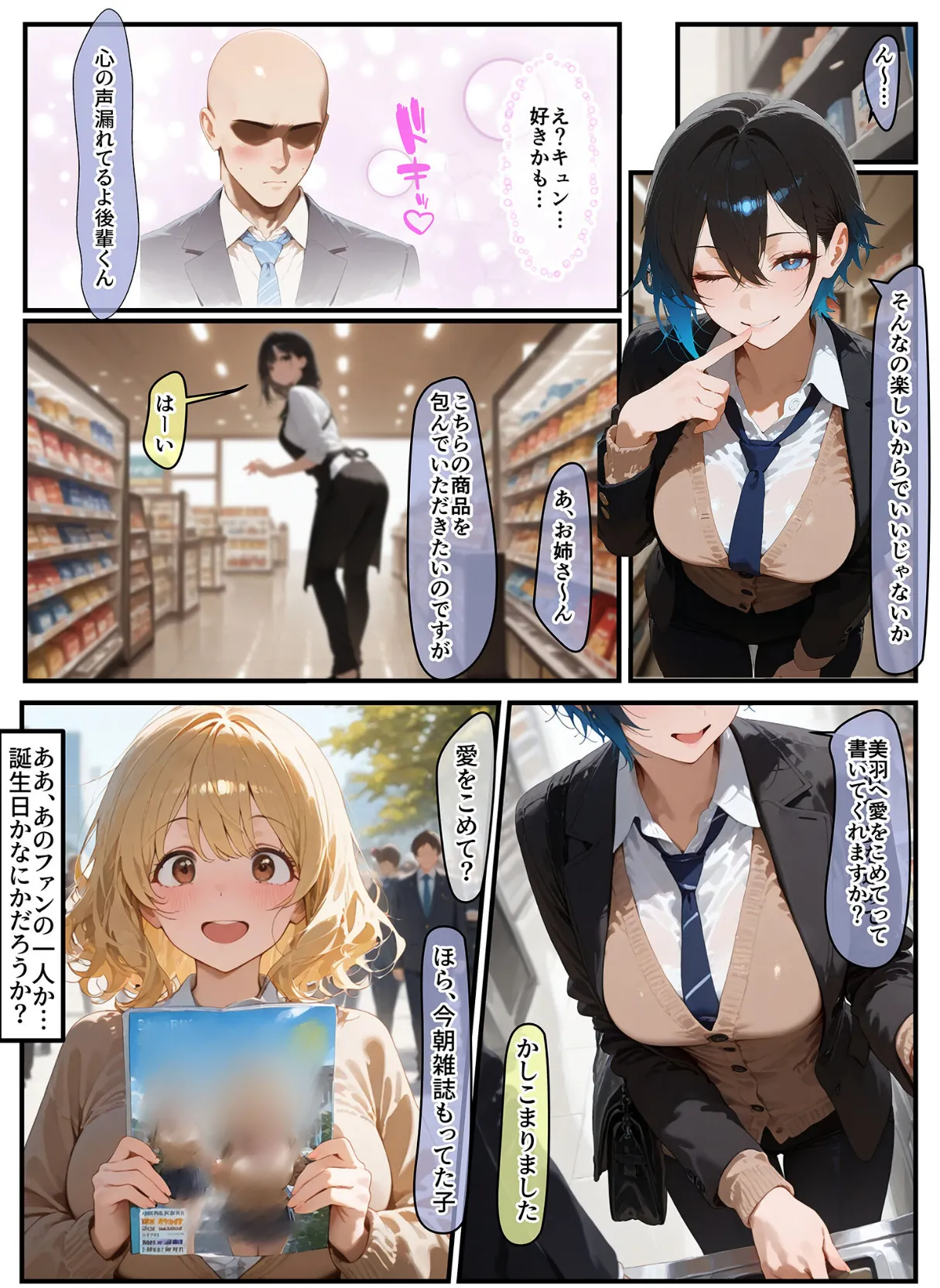 女学園の王子様♀の百合ハーレムの竿係になった モザイク版 10ページ