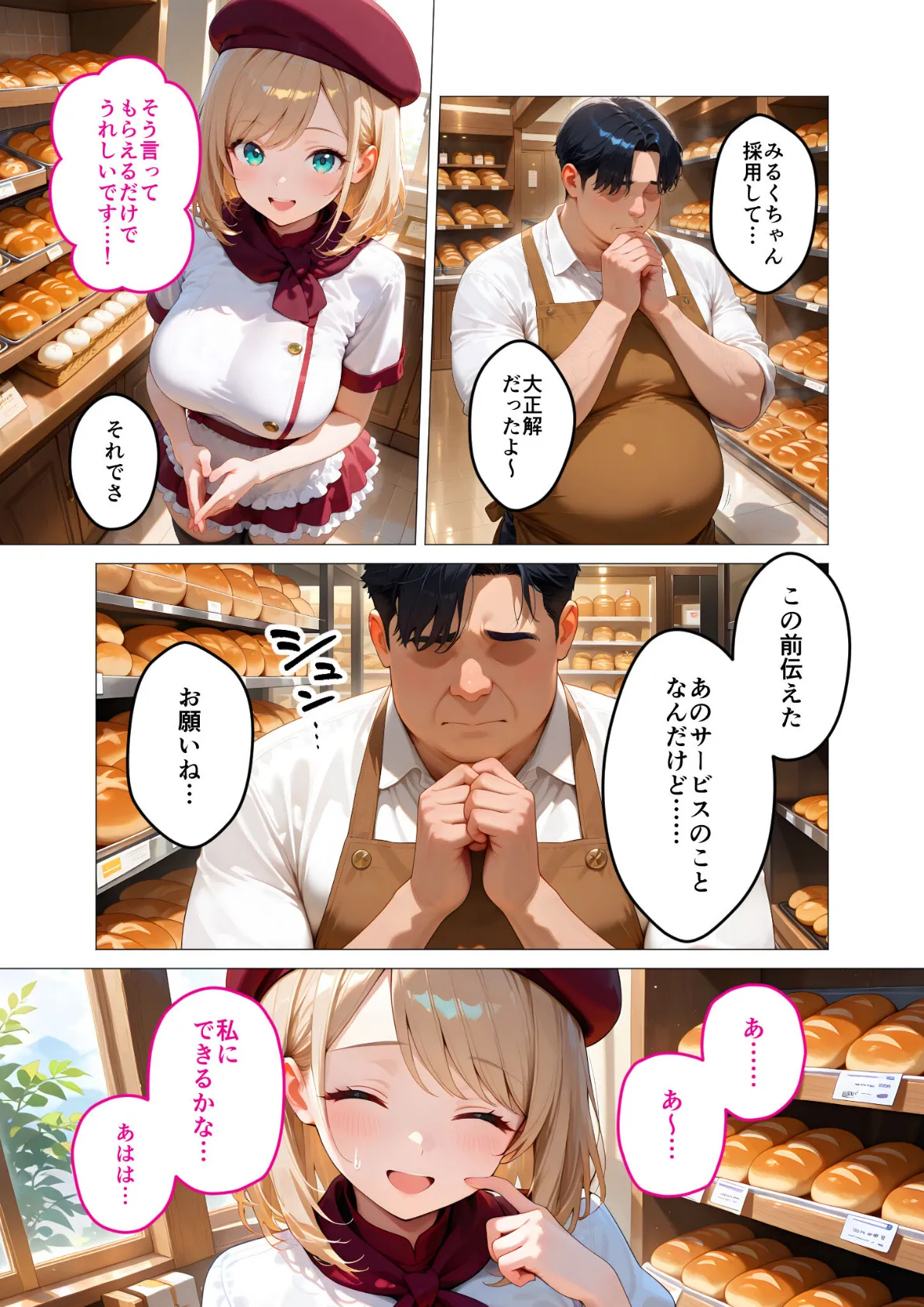 当店限定！セックス￥0サービス 〜ひたむきパン屋さんの流されえっち〜 モザイク版 4ページ