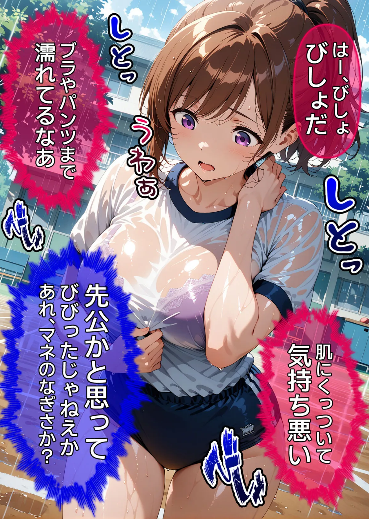 びしょ濡●●●10【CG】モザイク版 4ページ