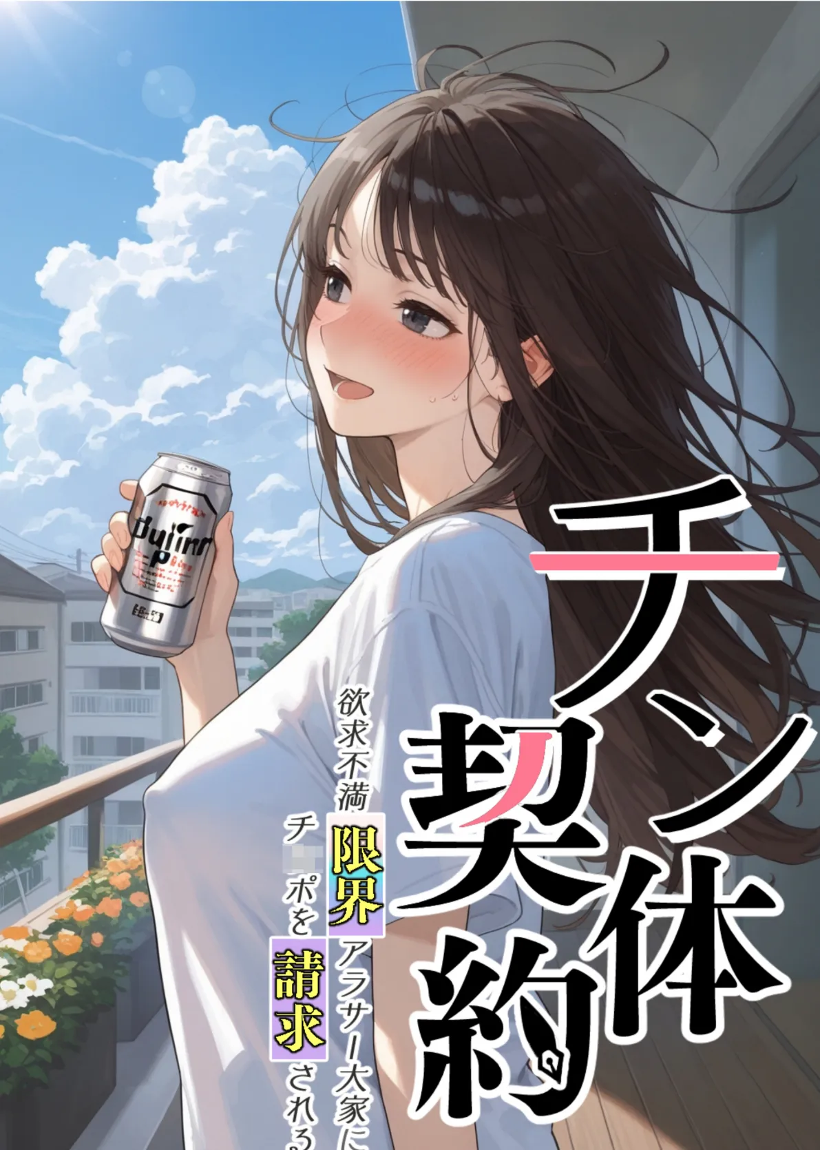 チン体契約 欲求不満限界アラサー大家にチ●ポを請求される【単話】（2） モザイク版 2ページ