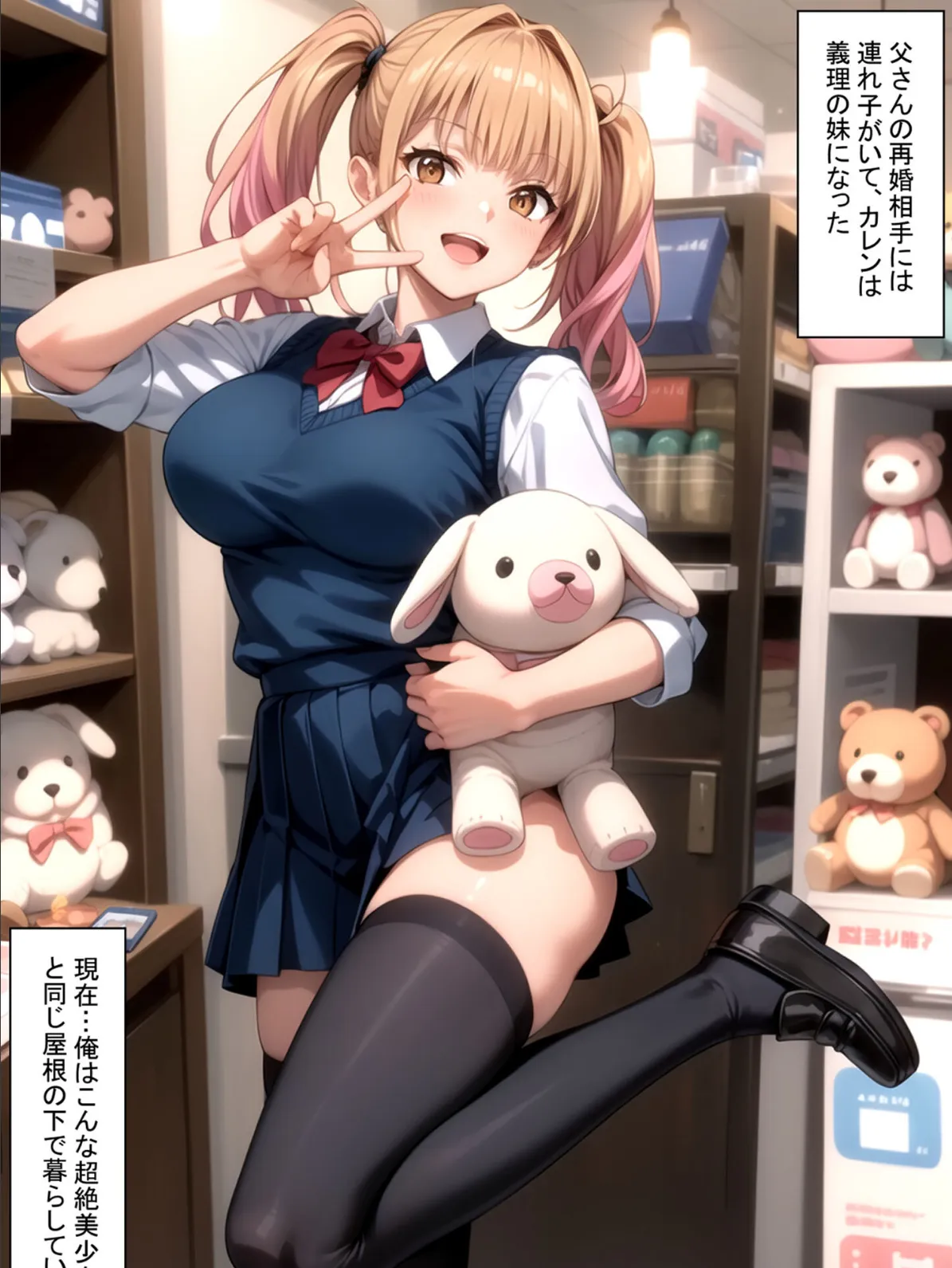 脚コキだけで絶対にセックスさせないクソ生意気義妹に我慢できず全部の穴を●●してやった結果 モザイク版 4ページ